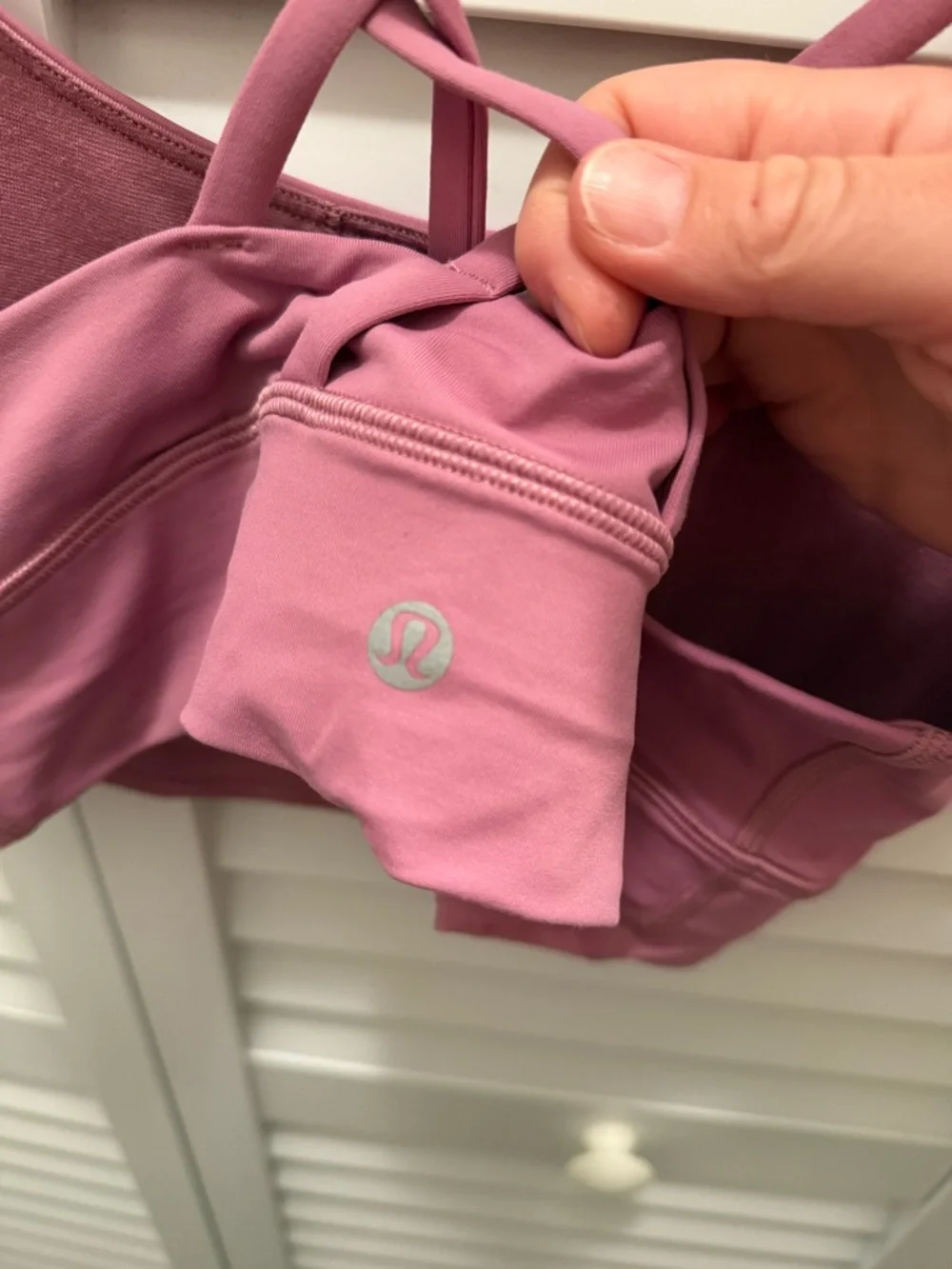 lululemon athletica Mauve Strappy Sports Bra